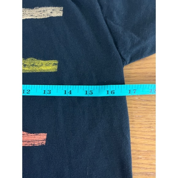 Hurley Top Women's Small Petite Graphic Wave Design T-Shirt Short Sleeve - Picture 5 of 7